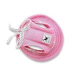 YAODHAOD Princess Pet Cap, Round Brim Dog Visor Hat, Summer Outdoor Dog Breathable Sun Protection Cap with Ear Holes and Adjustable Chin Strap for Small Medium Dogs… (Pink, S)