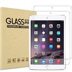 (2 Pack) ProCase for 7.9 inch iPad Mini 1 2 3 Screen Protectors(Old Model 2012 2013 2014 Released), Tempered Glass Film Guard for 7.9" iPad Mini, Mini 2, Mini 3 -Clear