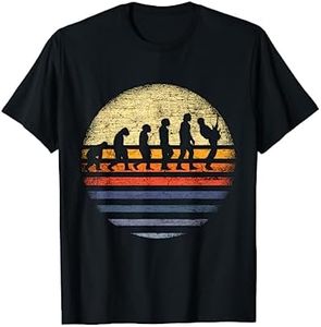 Vintage Evolución Guitarra Rockero Música Rock Guitarrista Camiseta