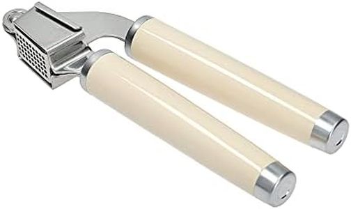 KitchenAid - Presse-Ail Manuel en Inox - Couleur Blanc Amande