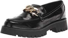 NINE WEST Women's Gracy3 Loafer, Black Patent, 10 US