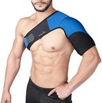 Wonder Care Rotator cuff brace for shoulder pain relief Neoprene Shoulder support brace for men and women for dislocated, frozen, mouse shoulder (Universal size: 26"-36")