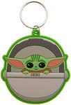 Star Wars: The Mandalorian Unisex Rk39061c Star Wars The Mandalorian Rubber Keyring Baby Yoda , Multicolored, 4 5 x 6 cm UK