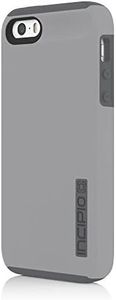 Incipio IPH-1435-GYCH iPhone SE 5S 5 Case, Incipio iPhone SE 5S 5 Case DualPro Shockproof Hard Shell Hybrid Rugged Dual Layer Protective Outer Shell Shock and Impact Absorption Cover - Grey/Charcoal