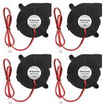 ALMOCN DA09042 4PCS 5015 Cooling Blower Fan Dual Ball Bearing 50x50x15mm 0.17A Turbo Cool Fan for 3D Printer,12V