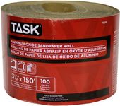 Task Tools T31210 3-1/2-Inch by 50 Yards Aluminum Oxide Sandpaper Roll, 100 Grit