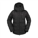 Volcom Women's Standard Puffleup Snowboard Ski Puffer Winter Jacket, Black S4