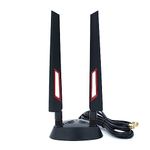 High Gain 2.4G 5.8G 5G Dual Frequency Extension Cable External Antenna for ASUS WiFi Router Wireless Card Magnetic Suction Base