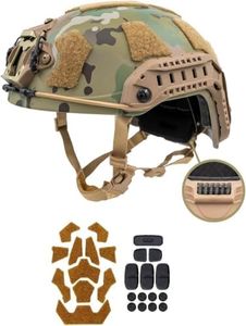 FMATAL GEAR SF Super Hight Cut Fast Helmet ABS for Airsoft Helmets Tactical Helmet Outdoor Sports Hunting Shooting (MC, M/L)