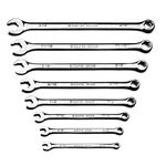 Capri Tools XT90 WaveDrive Pro Combination Wrench Set for Regular and Rounded Bolts, 5/16 to 3/4 in, SAE, 8-Piece with Heavy Duty Canvas Pouch, 8-Piece SAE/roll-up Pouch (CP11750-8SPK)