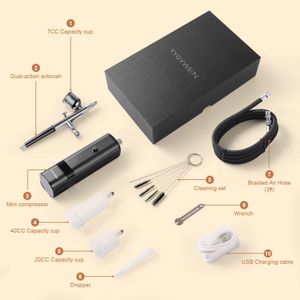 YF YOUFU Cordless Airbrush Kit – Rechargeable Portable Spray Tool