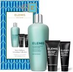Elemis Limited Edition Men's Wellness Grooming Collection, Luxury Bath & Skincare Bundle Gift Set, Full Size Aching Muscle Super Soak, Travel Deep Cleansing Face Wash & Daily Moisturiser