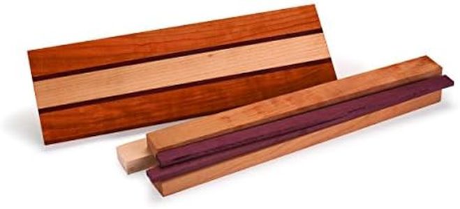 Woodcraft Project Kit Cutting Board Kit Cherry Maple Purpleheart