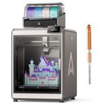 Creality K2 Plus Combo 3D Printer 2026 Upgraded Version, Multi Color Printing with CFS, 600mm/s Print Speed, Step-servo Motor System High-Temp Direct Drive Extruder Build Volume 13.78x13.78x13.78 inch
