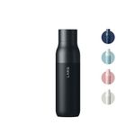 LARQ Bottle Twist Top 25oz - Insulated Stainless Steel Water Bottle | Thermos, BPA Free | Reusable Water Bottle for Camping, Office, and Travel | Keep Drinks Cold and Hot, Obsidian Black