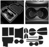 CupHolderHero fits Mazda CX5 Accessories 2017-2024 Premium Custom Interior Non-Slip Anti Dust Cup Holder Inserts, Center Console Liner Mats, Door Pocket Liners 17pc Set (Gray Trim)