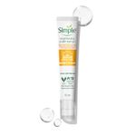 Simple Protect N Glow Vitamin C Brightening Under Eye Gel 15ml | Brightens, depuffs under-eye bags & Visibly reduces dark circles | With Vit C+b3+3