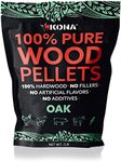 Kona 100% Oak Smoker Pellets, Intended for Ninja Woodfire Outdoor Grill, 2 lb Resealable Bag