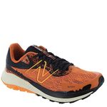 New Balance Men's DynaSoft Nitrel V5 Trail Running Shoe, Cayenne/Black/Hot Marigold, 10.5 M