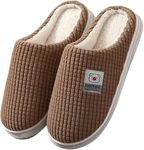 Winter Indoor Slipper for WomenAnd Men Sandals Casual Flats Home Footwear Flip Flops for Bedroom House Sandals Slip On (Brown,uk-9)
