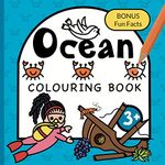 Colouring Book Ocean For Children: Whales, Sharks, Turtles and Sunken ships for boys & girls to colour Ages 3+