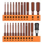 HORUSDY 23-Piece Premium Hex Bit Set | High-Precision Metric & Imperial Allen Key Drill Bits | Durable S2 Steel | 1/4” Hex Shank | 2.3" Long | Ideal for DIY Enthusiasts and Professional Use