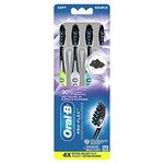 Oral B Power Pro-Flex Charcoal Manual Toothbrush, Soft, 4 Count