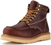 SUREWAY 6” Wedge Moc Toe Work Boots