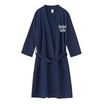 Personalized Waffle Robe Custom Monogrammed Embroidered Bathrobes Honeymoon Spa Wedding Party Bridesmaid Robe Waffle Kimono