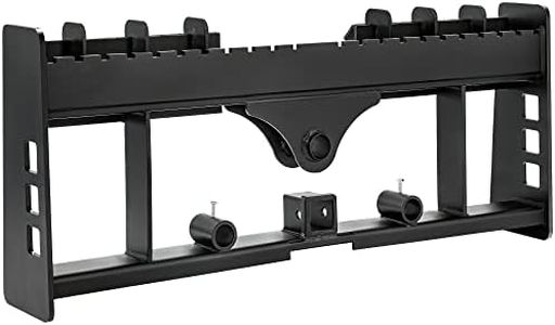 YITAMOTOR 45" Pallet Forks Frame Attachment, 3000 lbs Capacity with 2 Inch Receiver Hitch & Spear Sleeves for Kubota Bobcat Skid Steer Loaders Tractors