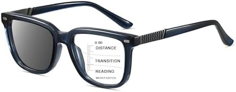 HOOBAY Photochromic Progressive Multifocus Reading Glasses Men Women,Progressive Readers No Line Quick-Transition Sunglasses