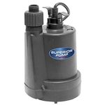 Superior Pump 91025 1/5 HP Thermoplastic Submersible Utility Pump