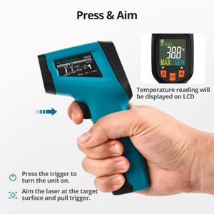 Tilswall Infrared Thermometer – Digital Non-Contact Temperature Gun
