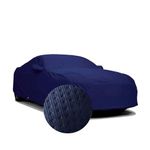 PROTEGO All Weather Protection N-Series Car Cover for Ford Classic | Anti Dust, 100% Waterproof, Heat Resistant, UV Proof - Triple Stitched Elastic Grip with Mirror Pocket | (Blue)