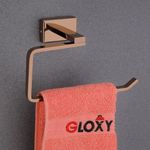 GLOXY Stainless Steel Napkin Holder for Washbasin Kitchen Wall Mounted Towel Ring Bathroom Accessories