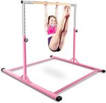ORIENTOOLS Gymnastics Bar for Kids Indoor Horizontal Bar Height Adjustable 90cm to 150cm Gymnastics Training Equipment for Home Girls Fitness Garden Gym Uneven Bars Sports Dancers