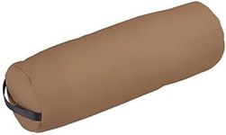 EARTHLITE Bolster Pillow Fluffy – Durable Massage Bolster, 100% PU Upholstery incl. Strap Handle/Professional Quality for Massage Tables/Back Pain Relief