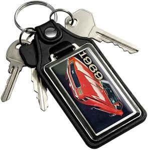 Brotherhood Car Key Chain for Camaro - Classic Models Keychain for Men and Women Gift Key Ring - 69 Red - 1st Gen