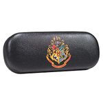 Half Moon Bay | Harry Potter Glasses Case | Hogwarts Crest Hard Shell Glasses Case | Sunglasses Case & Spectacle Cases | PU Leather Glasses Case | Harry Potter Gifts For Girls | Includes Glasses Cloth