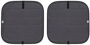 VANLUSIS Magnetic Insulated Rear Door Window Covers (Pair) for 2014–2026 RAM ProMaster Vans (Fits Bare Metal Window Frames), Blackout Privacy Sun Shades for Stealth Camping – Dark Gray