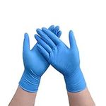 100PCS Nitrile Disposable Gloves , Latex Free Powder Free Glove ,Ship From Canada (Medium)