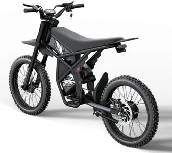 Riding'times Upgraded GT73 Electric Bike for Adults Teens 2400W 48V, Max 37 MPH & 1747Wh Dual Battery, 85 Mile Long Range Dirt Ebike with 25" Motorcycle Tires E Dirtbike