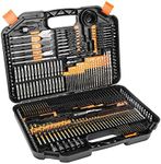 EnerTwist Drill Bit Set, 246-Pieces Drill Bits and Driver Set for Wood Metal Cement Drilling and Screw Driving, Full Combo Kit Assorted in Plastic Carrying Case, ET-DBA-246