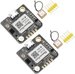 MakerFocus 2 Pack GT-U7 GPS Module Satellite Navigation Positioning GPS Receiver Drone Microcontroller Compatible with NEO-6M 51 Microcontroller STM32 Arduino UNO R3 with IPEX Antenna High Sensitivity