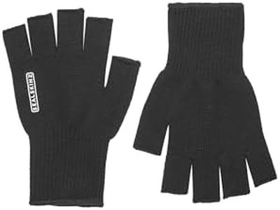 SEALSKINZ | Thornham | Merino Liner Fingerless Glove | Used Alone or Under Waterproof Gloves for Insulation | Soft Feel | Anti-Odour, Black