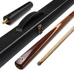 AONETIGER Snooker Cue 3/4 Jointed Handmade Pool Cue Ash Shaft Billiard Cue 3 Piece 57" 18oz Tip 10mm with Extension Accessories Hard Case/Bag Options to Choose