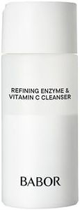 BABOR Refining Enzyme & Vitamin C Cleanser, Enzyme Powder Cleanser, Exfoliating Face Wash Polish, Gentle Facial Scrub to Brighten and Even Complexion