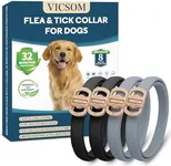 Flea and Tick Collar for Dogs 4 Pac