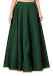 Studio Shringaar Women's Maxi Skirt (S717_Green_XL)