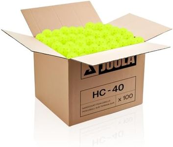 JOOLA HC-40 Hardcourt Pickleball Balls with Storage Tube - USAP Approved Balls for Tournament Play - 3, 12, & 100 Pack Option - Durable Pickleballs for Indoor Play & Outdoor Courts